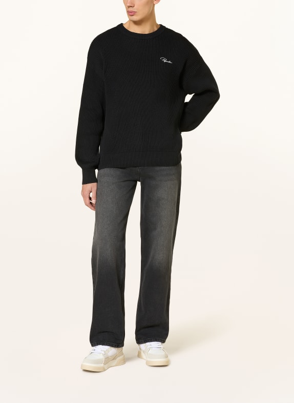 PEGADOR Oversized-Pullover SIGNAR SCHWARZ