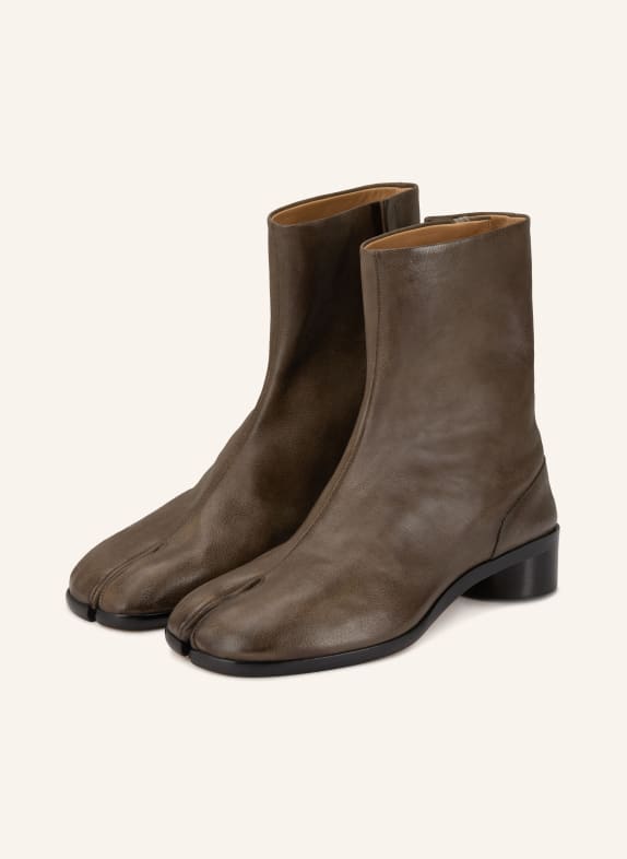 Maison Margiela TABI ankle boots OLIVE