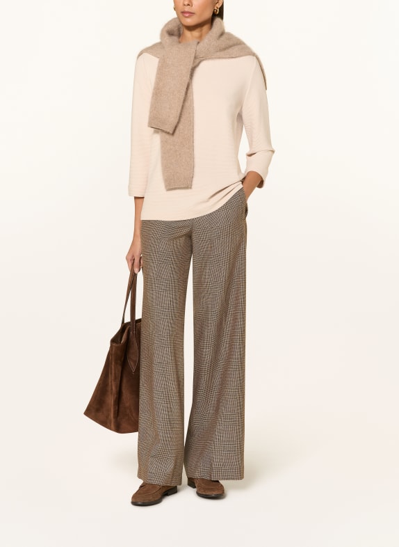 ZAÍDA T-shirt med 3/4-ærmer BEIGE