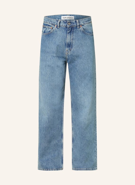 OUR LEGACY Dżinsy THIRD CUT Relaxed Fit Blue Tech Wash Denim