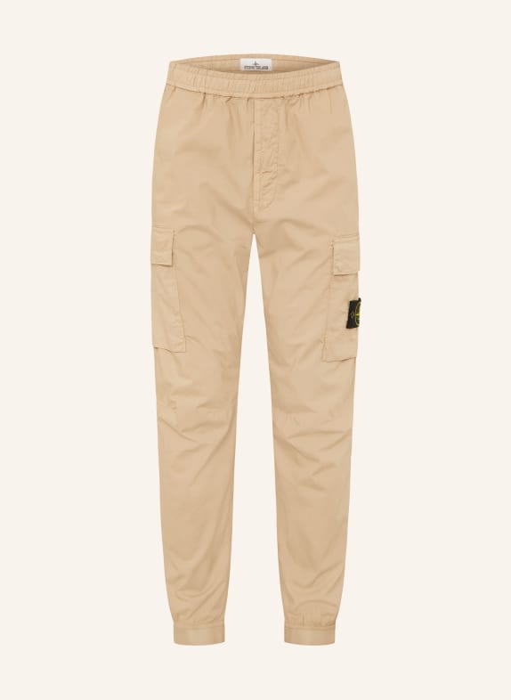 STONE ISLAND Regular fit cargo pants BEIGE