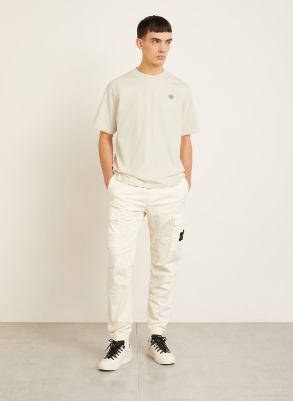 STONE ISLAND T-Shirt ECRU