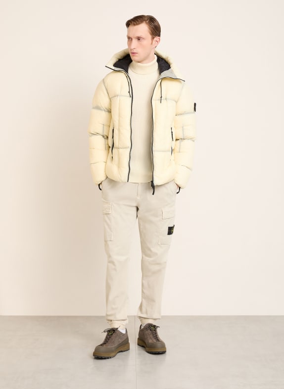 STONE ISLAND Daunenjacke ECRU