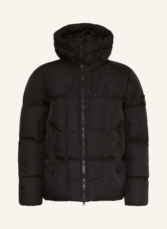 STONE ISLAND down jacket BLACK