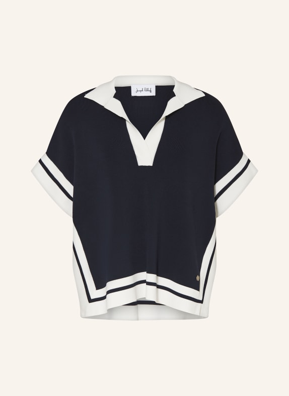 Joseph Ribkoff koszulka z dzianiny GRANATOWY / BIAŁY
