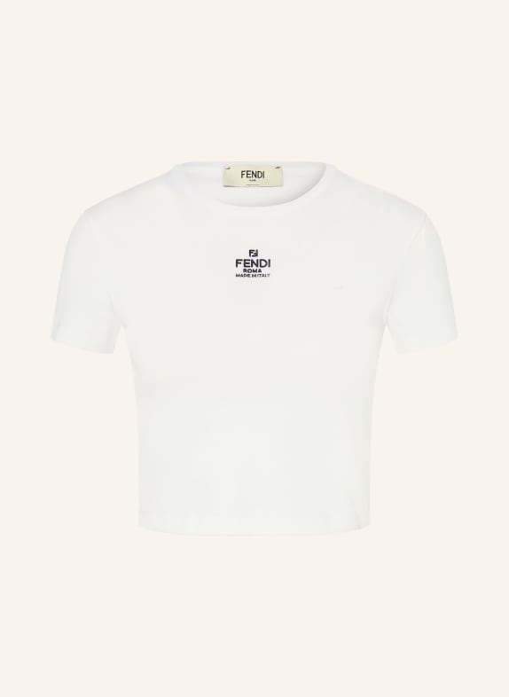 FENDI T-shirt WHITE / BLACK