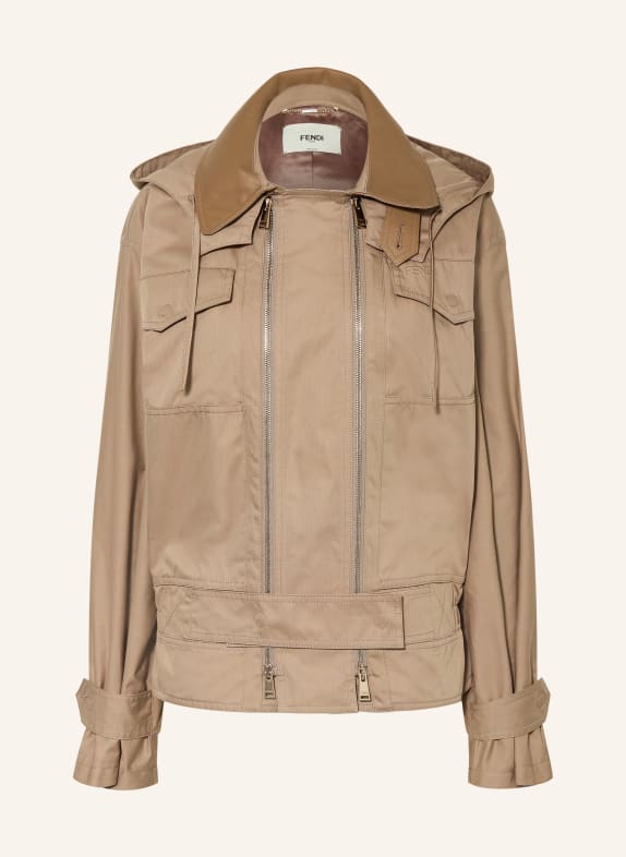 FENDI blouson BROWN