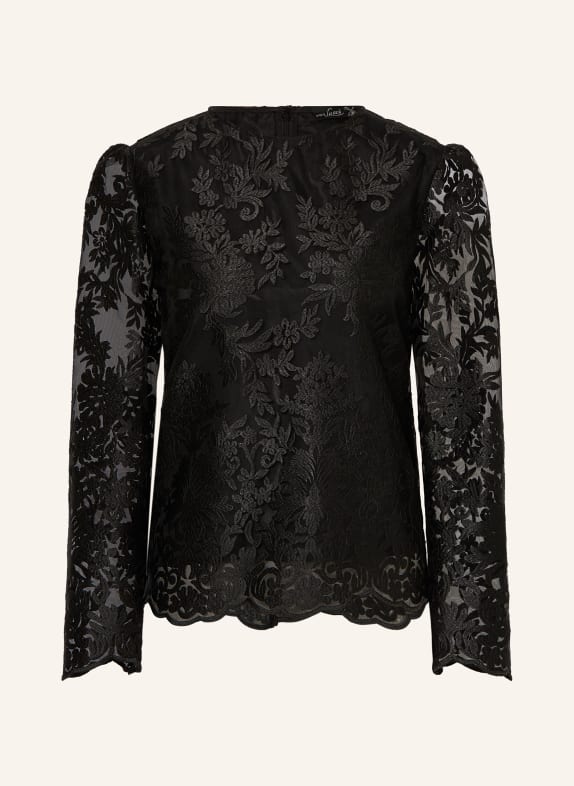 van Laack Blusenshirt VL-TANIMAS-XX aus Spitze SCHWARZ