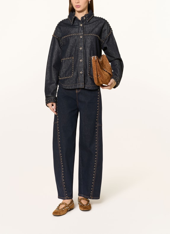 miss goodlife Barrel Jeans STUDS 27 darkblue