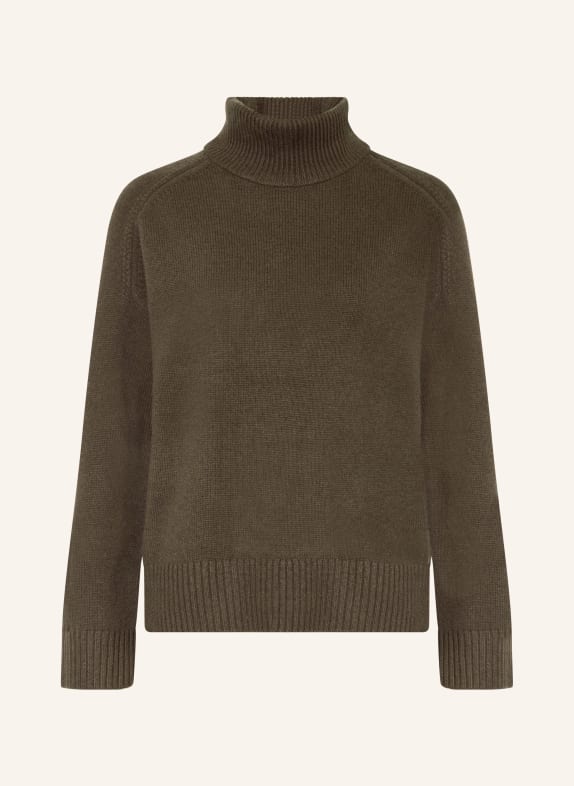 REISS BROOKLYN turtleneck sweater KHAKI