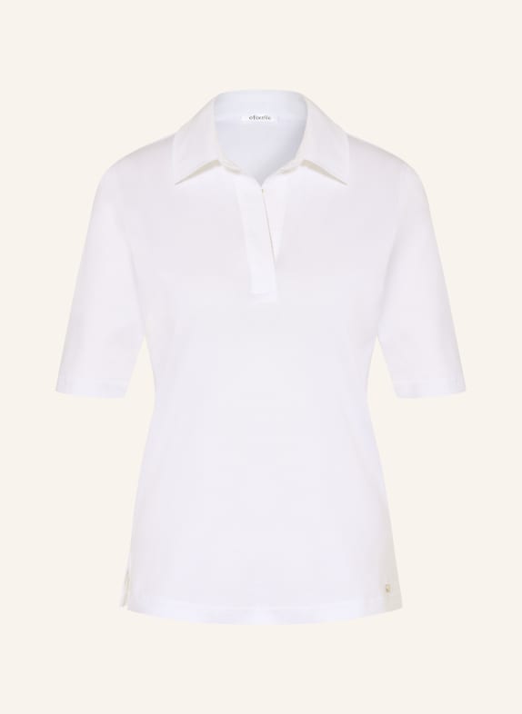 efixelle jersey polo shirt WHITE