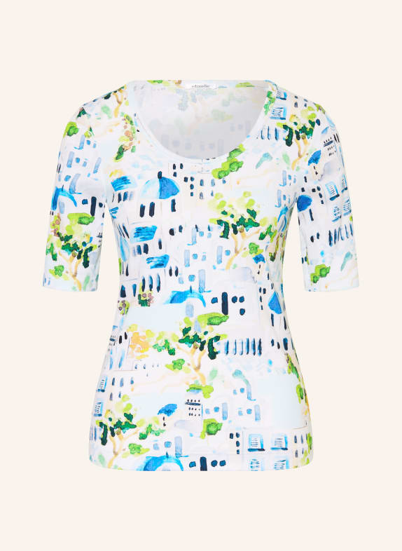 efixelle T-Shirt CREME / GRÜN / TÜRKIS