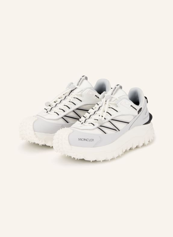 MONCLER Tenisky TRAILGRIP GTX KRÉMOVÁ / SVĚTLE ŠEDÁ / ČERNÁ