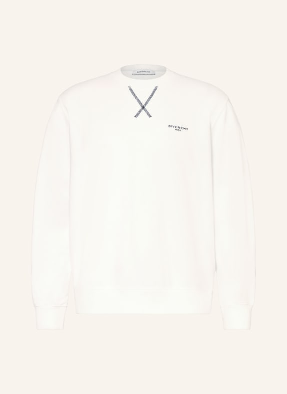GIVENCHY sweatshirt WHITE / BLACK