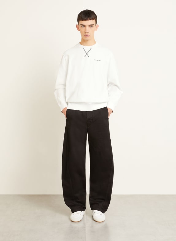GIVENCHY sweatshirt WIT / ZWART