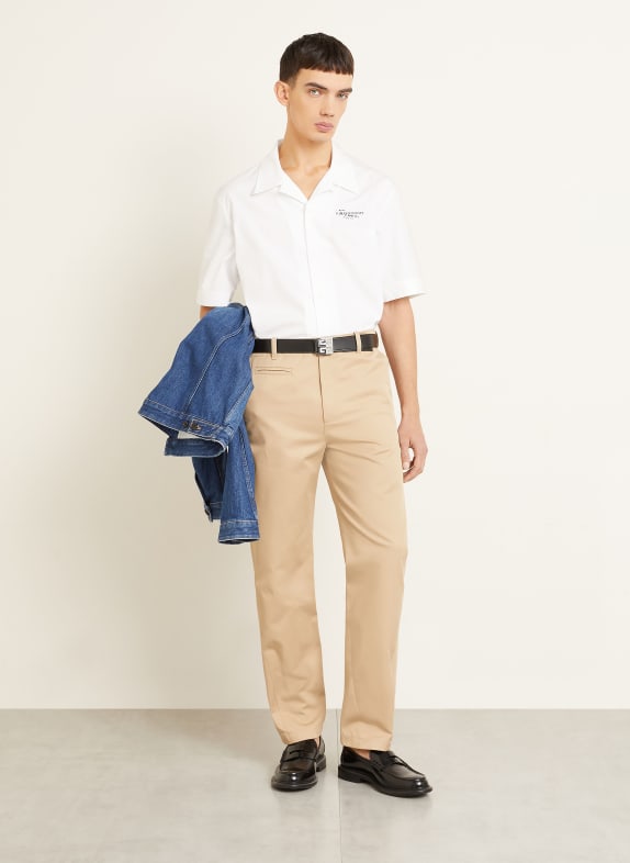 GIVENCHY Resorthemd Regular Fit WIT / ZWART