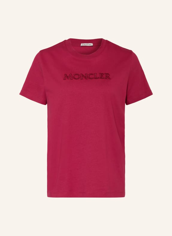MONCLER T-Shirt DUNKELROT