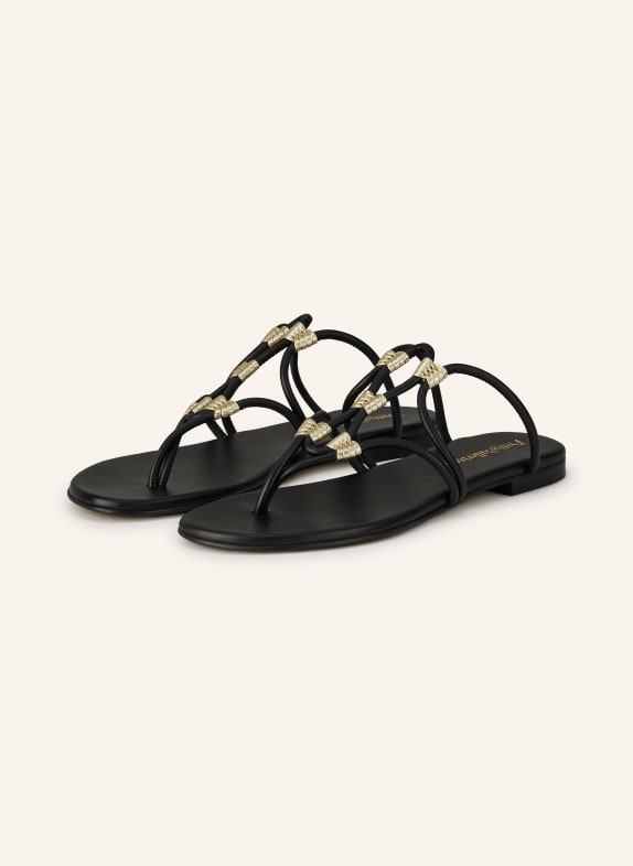 Pretty Ballerinas toe separator BLACK / GOLD