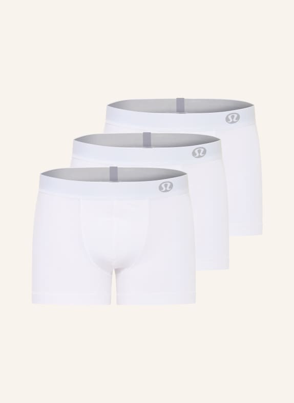 lululemon 3er-Pack Boxershorts AIM WEISS