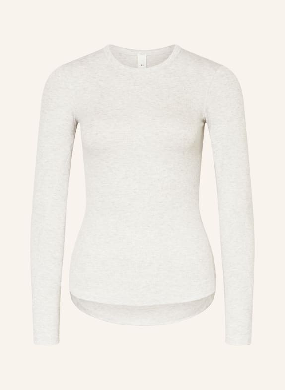lululemon Long-sleeved HOLD TIGHT LIGHT GRAY