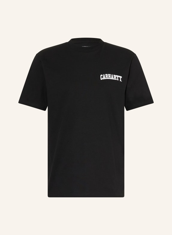carhartt WIP Tričko UNIVERSITY SCRIPT ČERNÁ