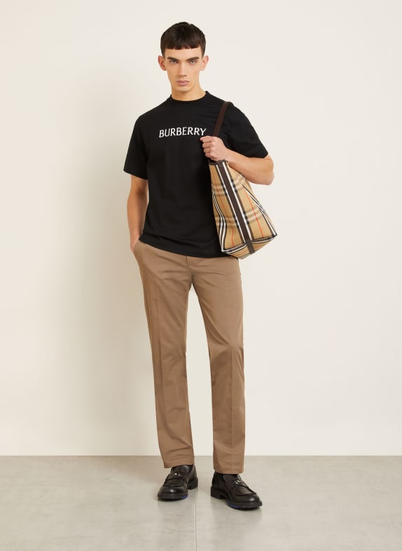 BURBERRY tričko ČERNÁ