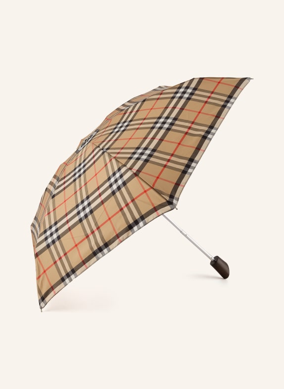 BURBERRY umbrella CAMEL / RED / BLACK
