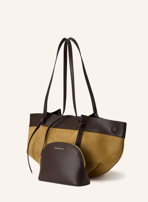 CHARLES 
KEITH  Shopper CALLA mit Pouch CAMEL / DUNKELBRAUN