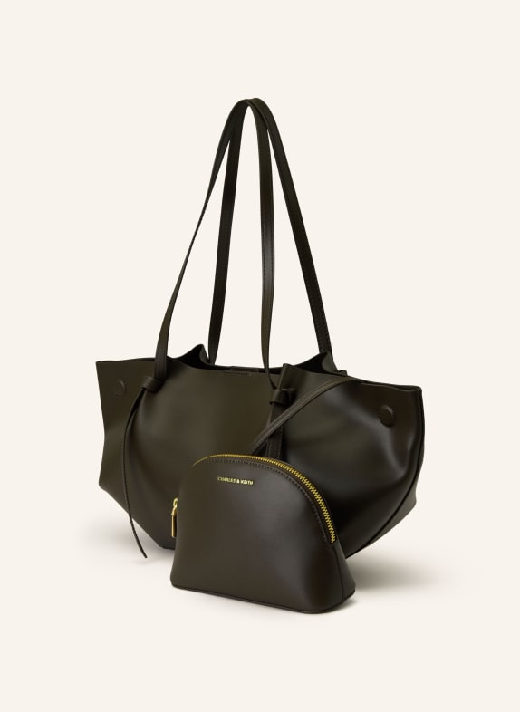 CHARLES 
KEITH  Shopper CALLA mit Pouch DUNKELGRÜN