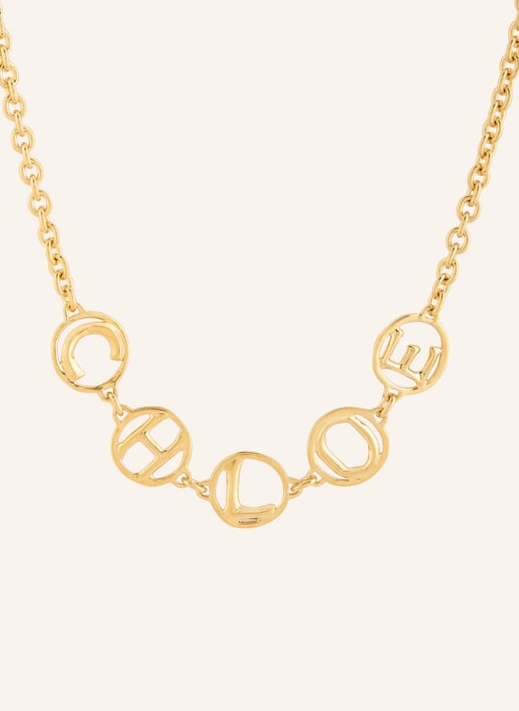 Chloé Choker SCRIPT GOLD