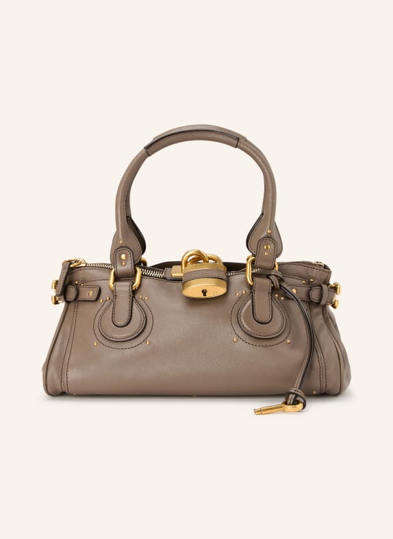 Chloé Handtasche PADDINGTON mit Nieten Flannel Grey