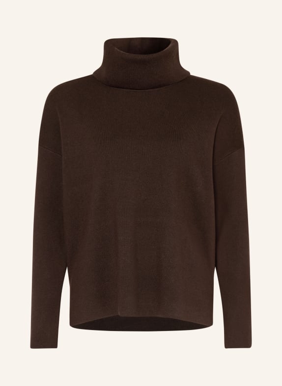 HOBBS YVETTE turtleneck sweater DARK BROWN