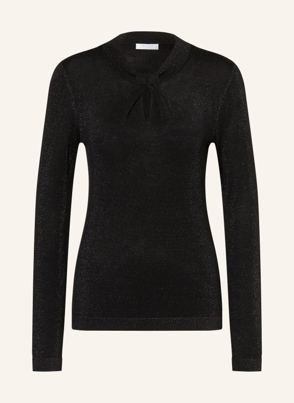 HOBBS Pullover EFFIE mit Glitzergarn SCHWARZ / SILBER