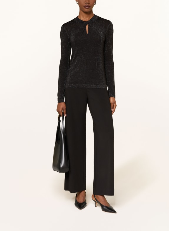 HOBBS Pullover EFFIE mit Glitzergarn SCHWARZ / SILBER