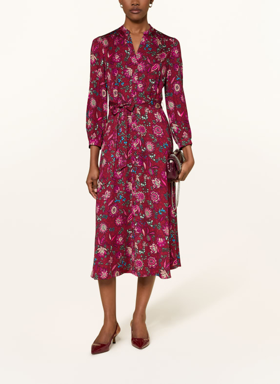 HOBBS Sukienka SOFIA CZERWONY / MOCNORÓŻOWY / CIEMNOZIELONY