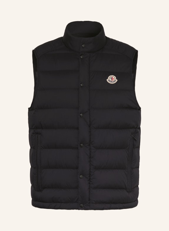 MONCLER BARTHE down vest BLACK