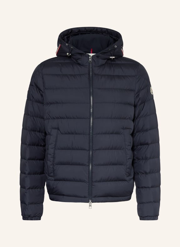 MONCLER Peřová bunda VERMEILLE TMAVĚ MODRÁ