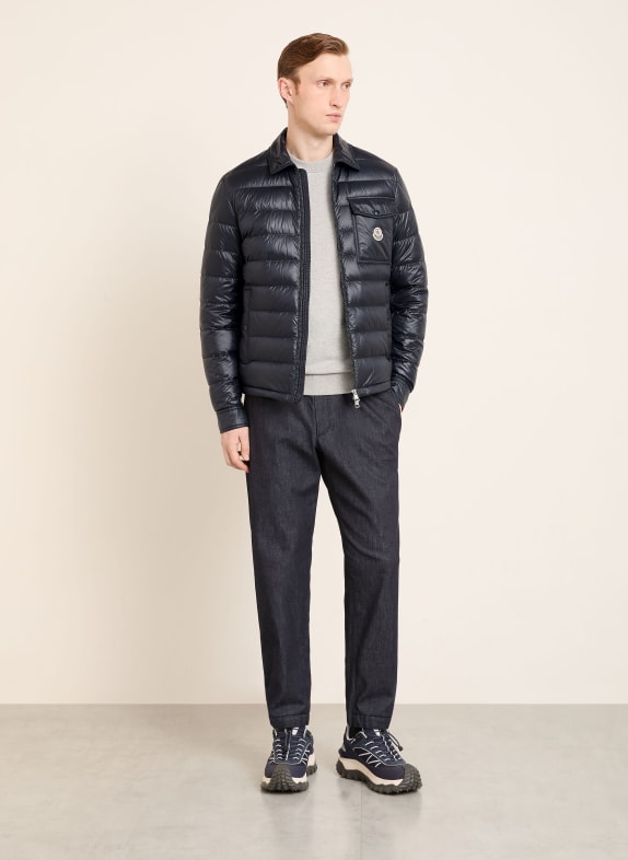MONCLER Quiltad jacka MOURILLON SVART