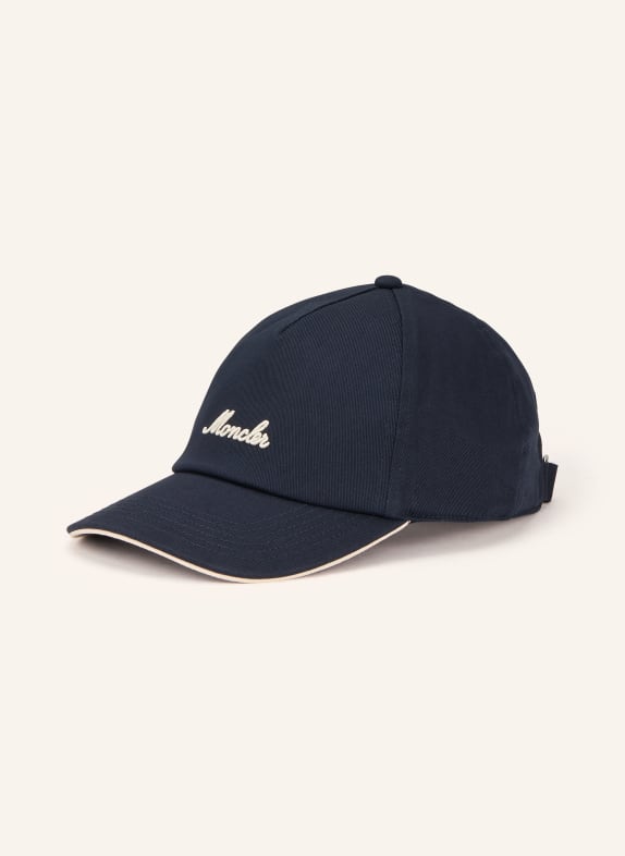 MONCLER cap DARK BLUE / WHITE