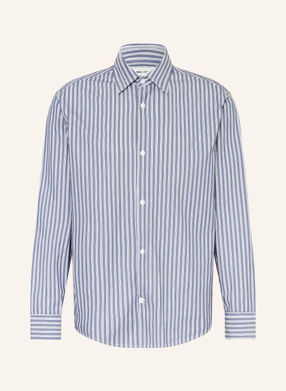 NN.07 Chemise FREDDY Slim Fit BLEU CLAIR / BLANC / NOIR