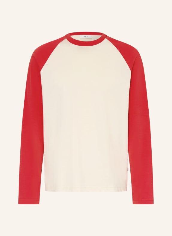 NN.07 Longsleeve REGIE BEIGE / ROT