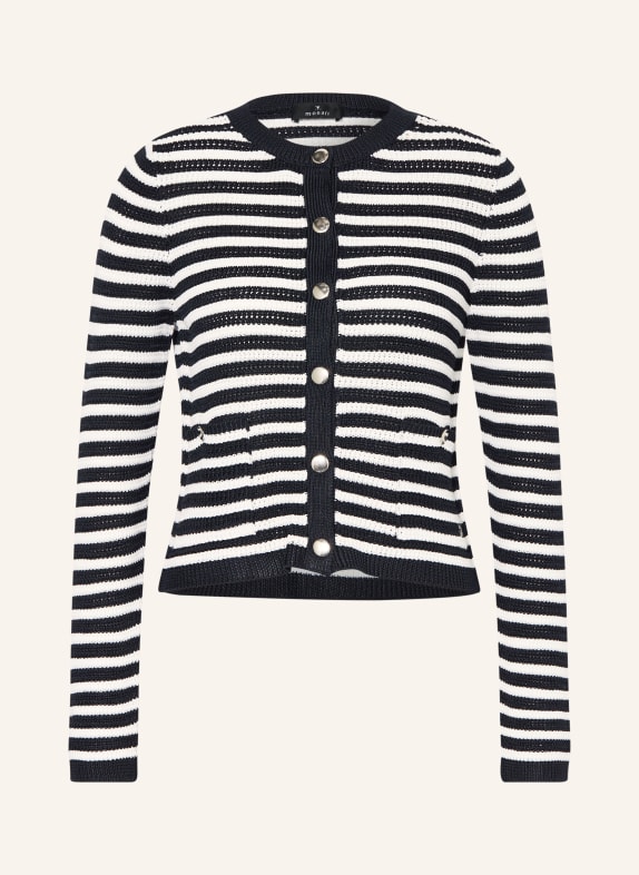 monari svetr TMAVĚ MODRÁ / BÍLÁ