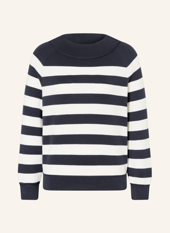 monari Pullover DUNKELBLAU / WEISS
