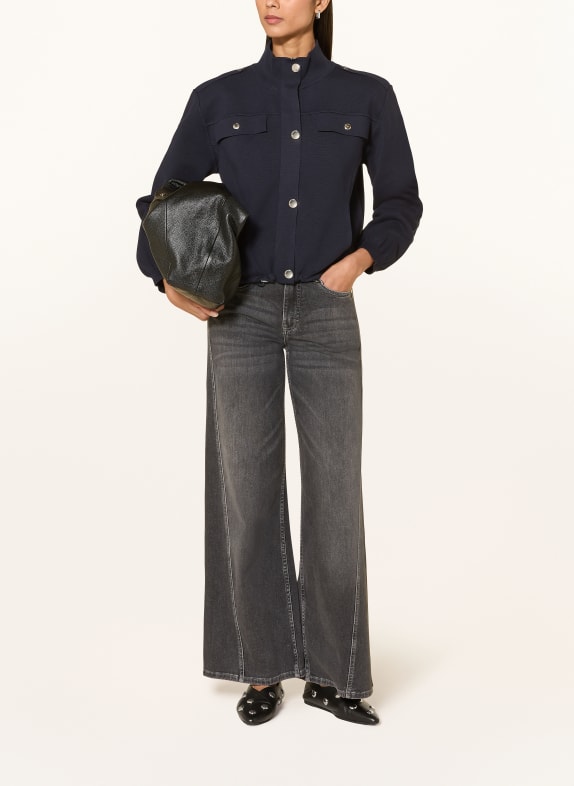 monari vest DONKERBLAUW