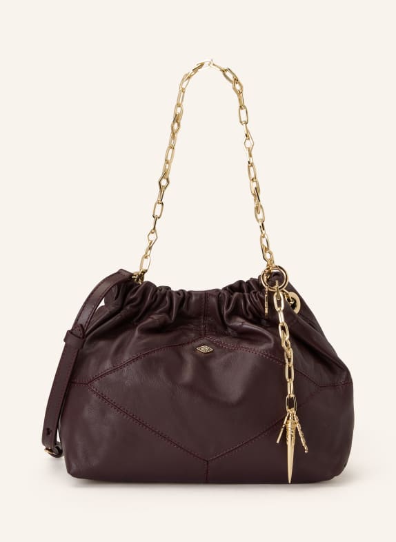 ba&sh Handtasche JUNE MINI DUNKELROT