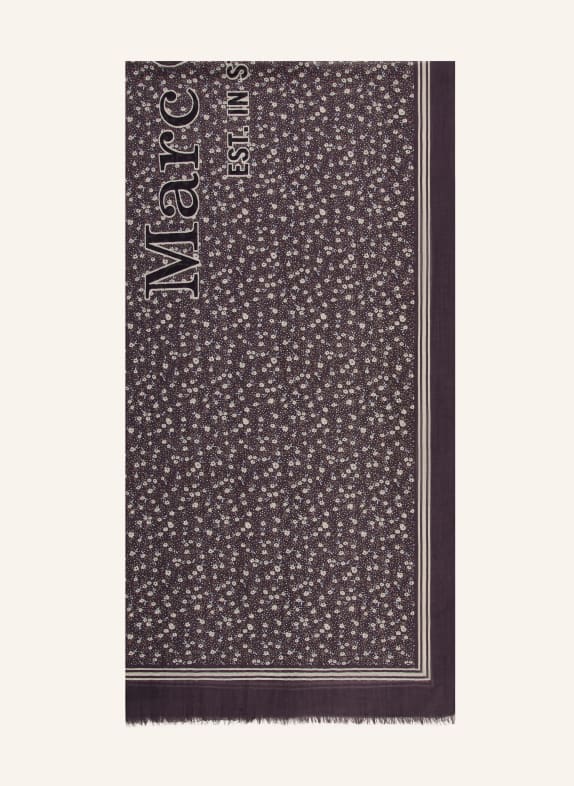 Marc O'Polo Schal DUNKELBLAU / BEIGE / TAUPE