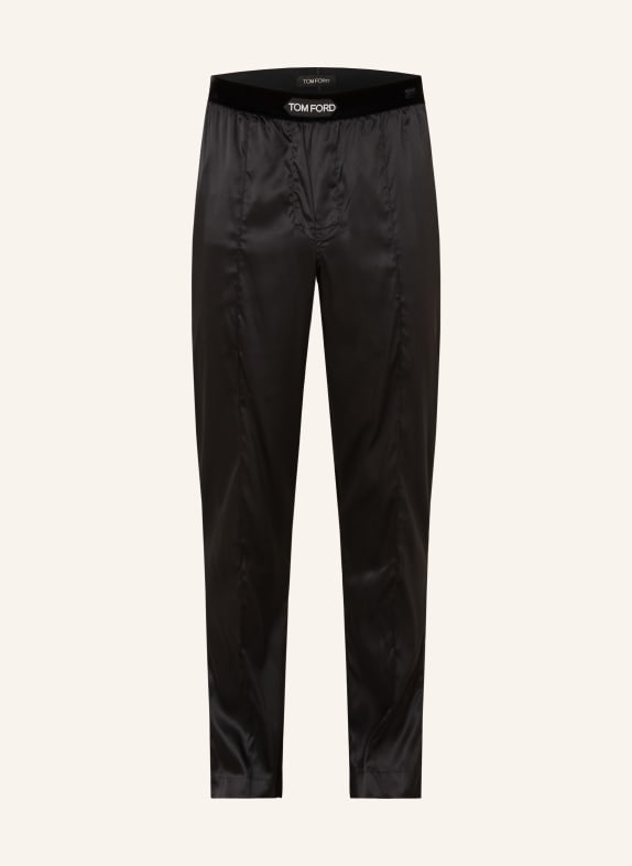TOM FORD Silk pajama pants BLACK / GRAY