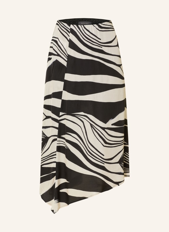 ELENA MIRO Rock SCHWARZ / ECRU