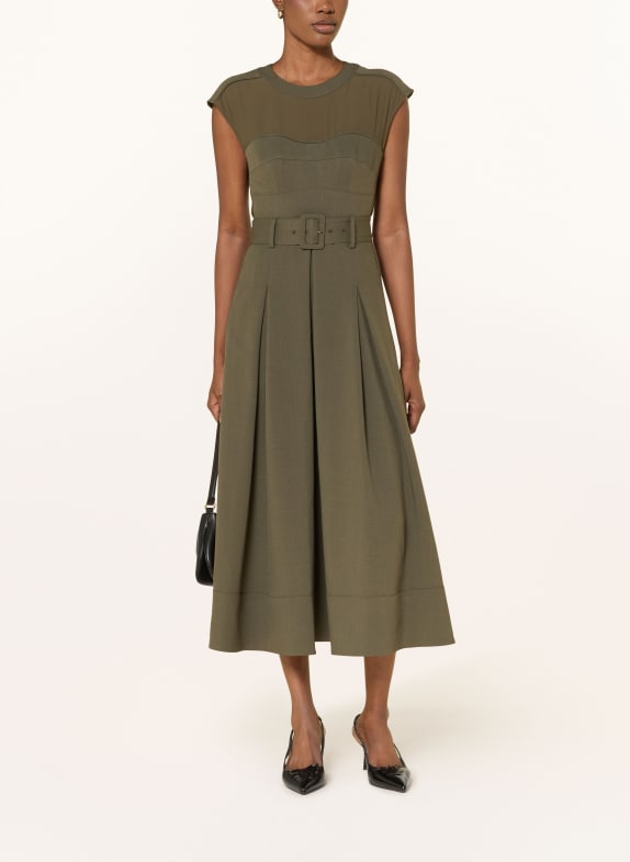 REISS AVA dress KHAKI