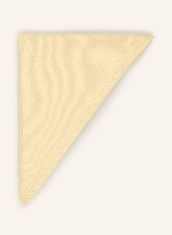 COS triangular scarf LIGHT YELLOW